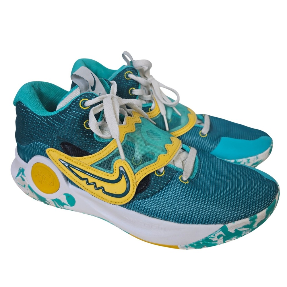 Nike KD Trey 5 X Basketball‎ Shoes Teal Yellow Mens 11 DD9538-300